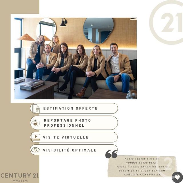 Appartement T2 à vendre - 2 pièces - 38.43 m2 - DINARD - 35 - BRETAGNE - Century 21 Immécom