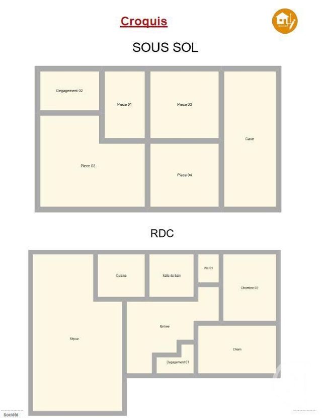 maison à vendre - 3 pièces - 56.0 m2 - DINARD - 35 - BRETAGNE - Century 21 Immécom