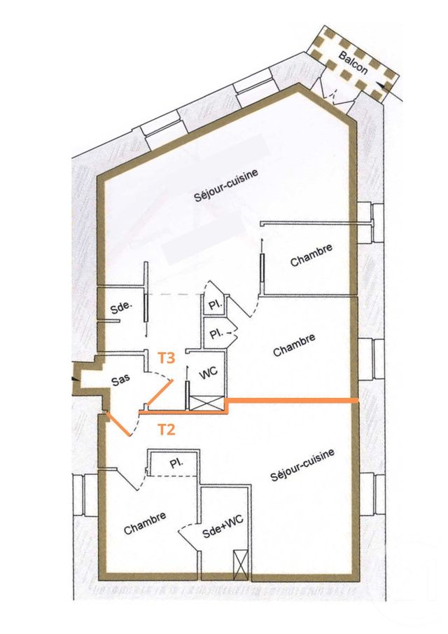 Appartement à vendre - 5 pièces - 74.6 m2 - DINARD - 35 - BRETAGNE - Century 21 Immécom