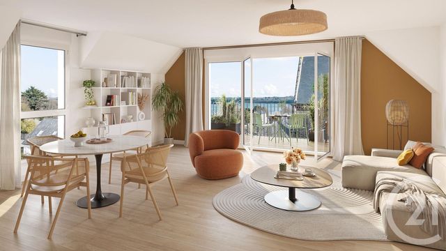 Appartement T3 à vendre - 3 pièces - 67.65 m2 - LA RICHARDAIS - 35 - BRETAGNE - Century 21 Immécom
