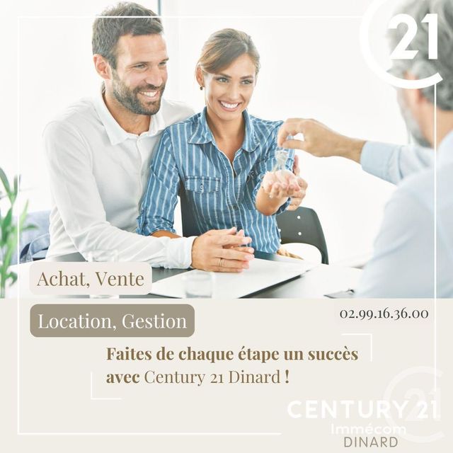 Appartement T1 à louer - 1 pièce - 26.87 m2 - DINARD - 35 - BRETAGNE - Century 21 Immécom