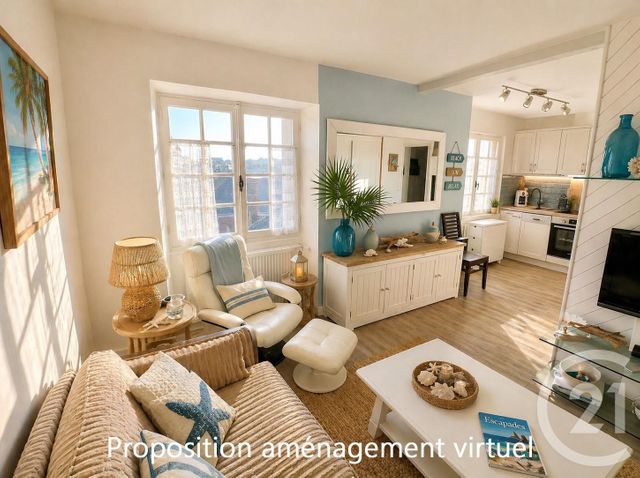 Appartement T2 à vendre - 2 pièces - 38.43 m2 - DINARD - 35 - BRETAGNE - Century 21 Immécom