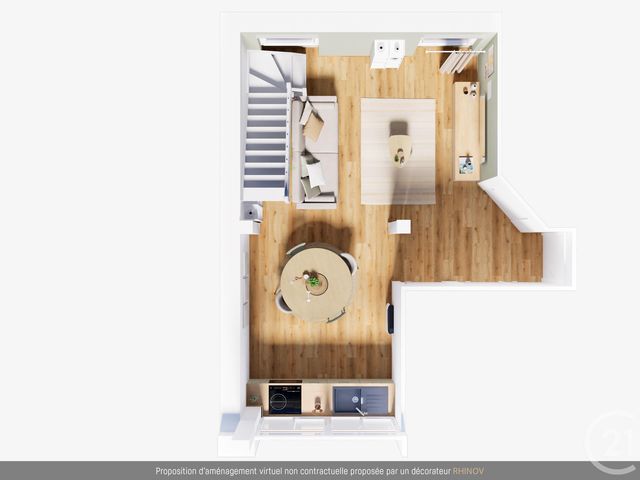 Afficher la photo en grand Appartement T4 à vendre - 4 pièces - 56.9 m2 - DINARD - 35 - BRETAGNE - Century 21 Immécom